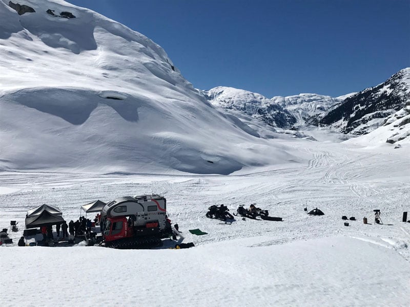 Film Shoot On The Ice Cap