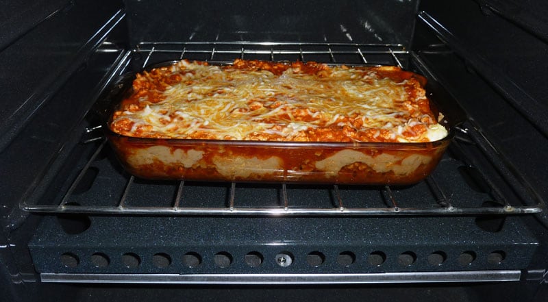 Lasagna In RV Oven