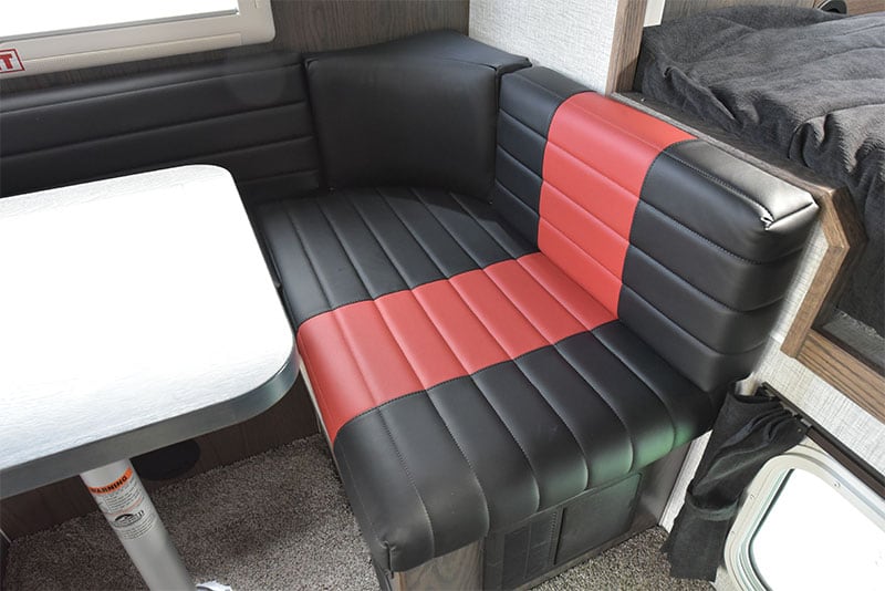 2020 Northern Lite Red and Black Diamond Dinette