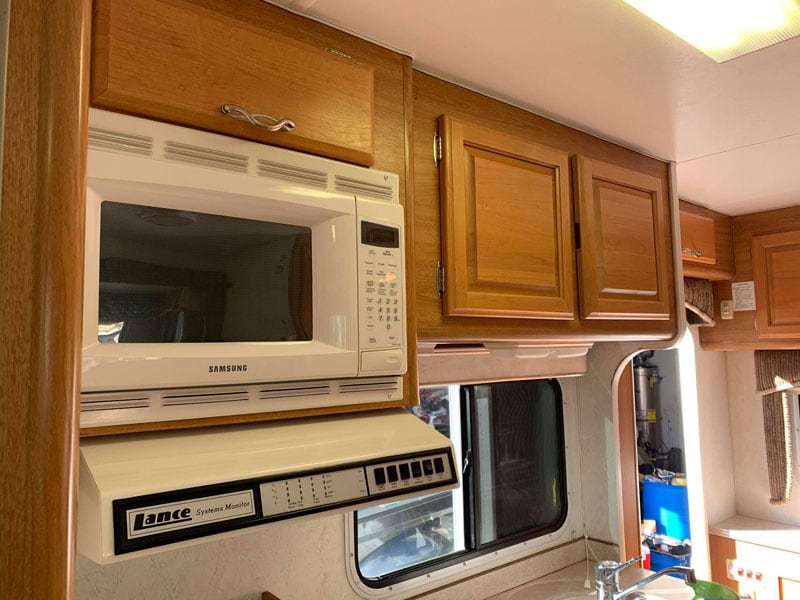 Before Lance Camper Mobile Beach House Kitchen