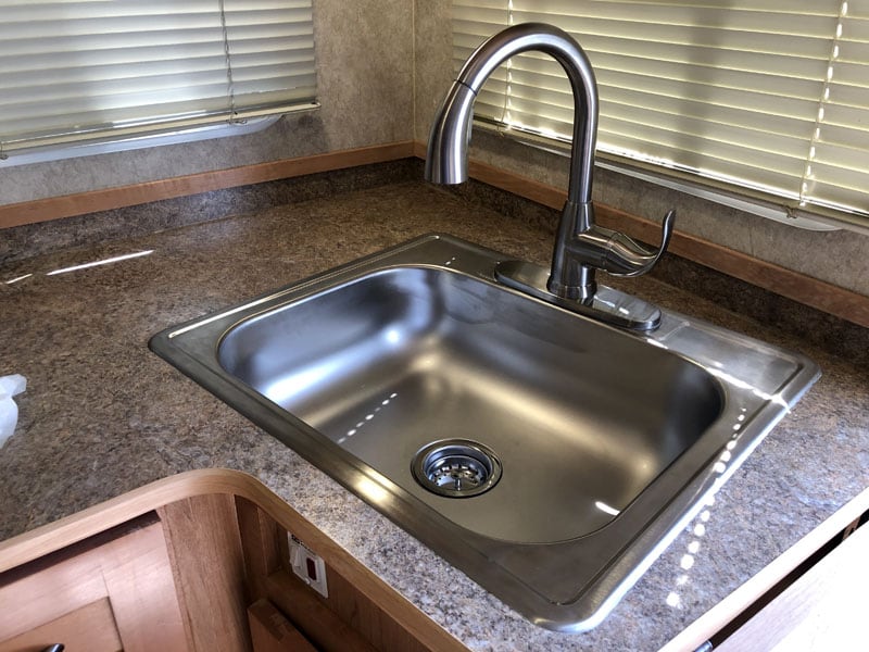 Camper Sink High Faucet