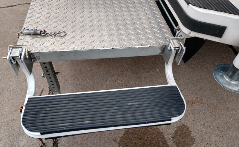Entrance Step Down Position Side