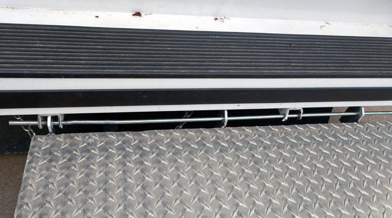 Entrance Step Mounting Rod