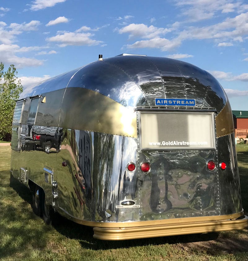 Golden Airstream Shiny