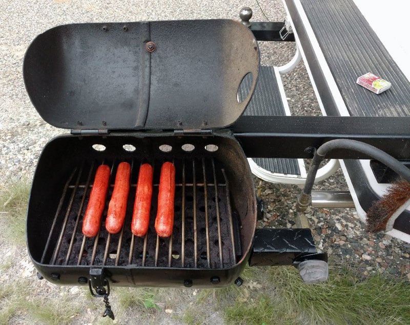 Barbecue Grill Made From Propane Tank