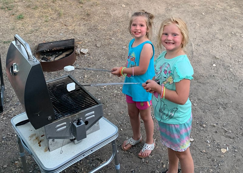 Marshmallows On The Grill