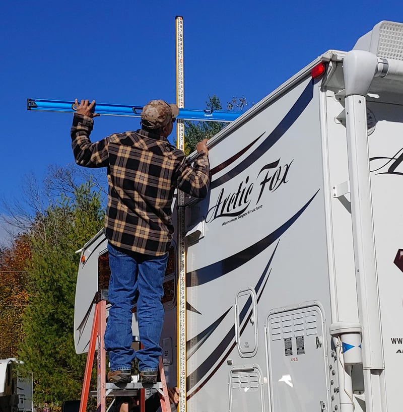 Measuring Camper Height