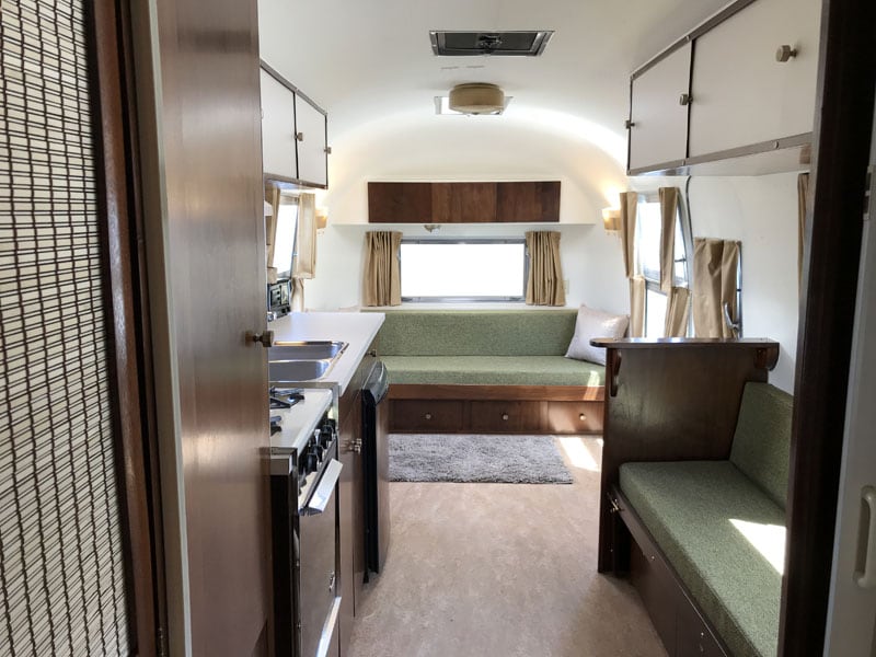 Refurbished Airstream Dinette