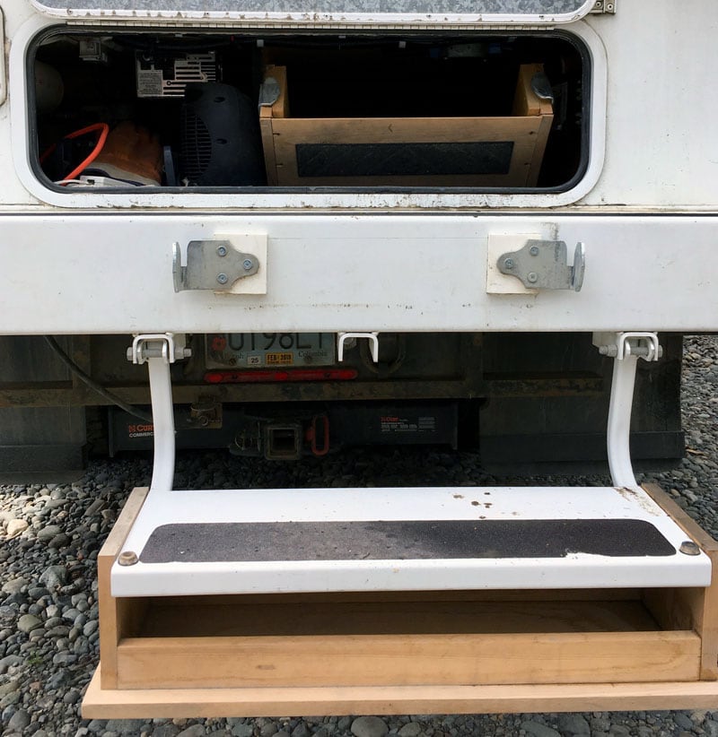 Bigfoot camper step modification information