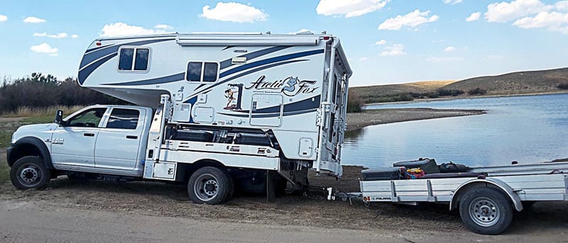 Stuck Camper And Trailer Mud