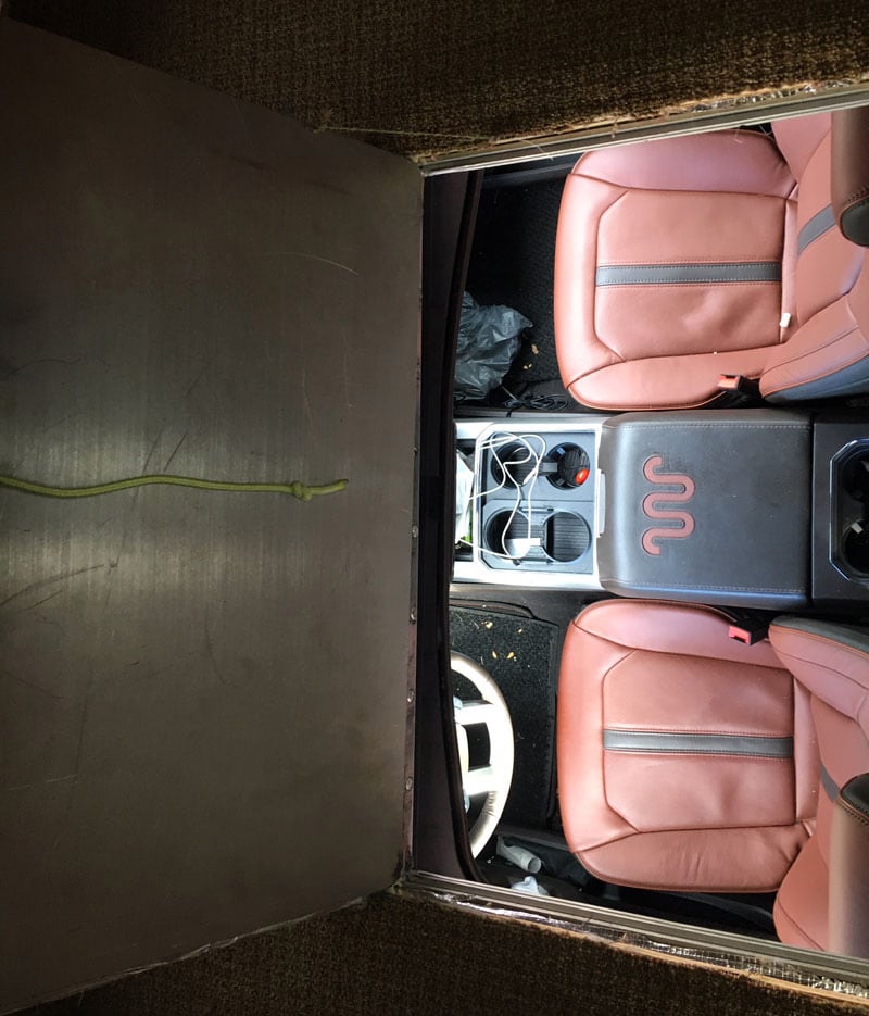 Sunroof Passthrough Through Cabover