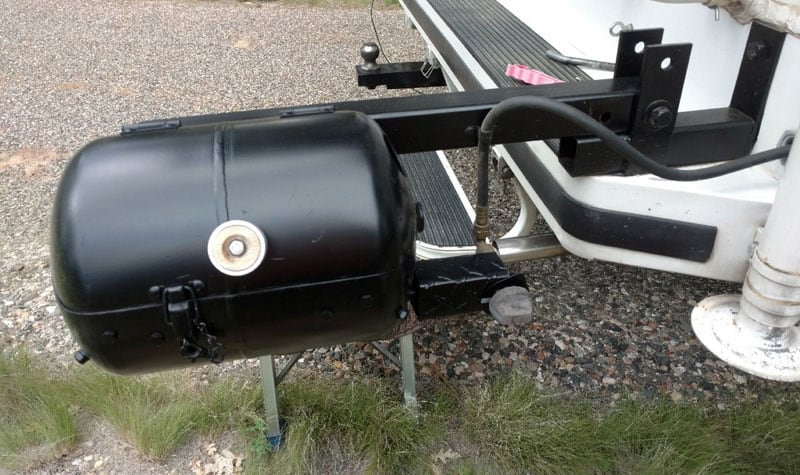 Barbecue Grill Made From Propane Tank - Truck Camper Magazine