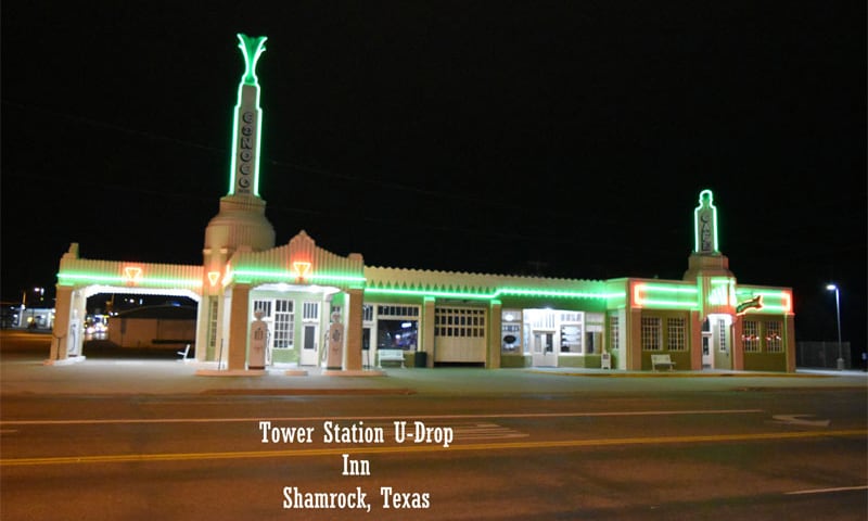 Tower Station U Drop Inn Shamrock Texas