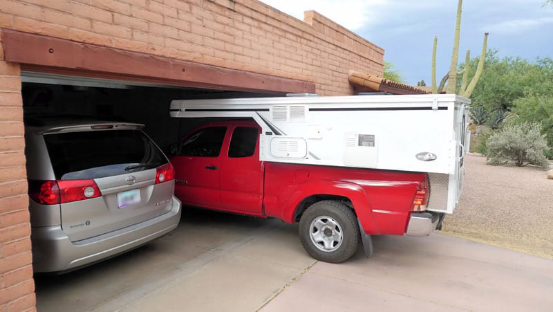 Truck Camper Fit In Standard Garage