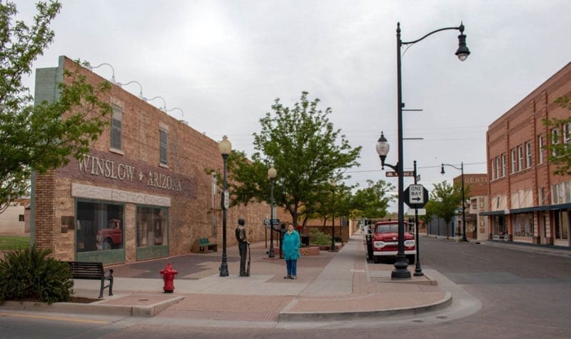 Winslow Main Attraction Standing On The Corner