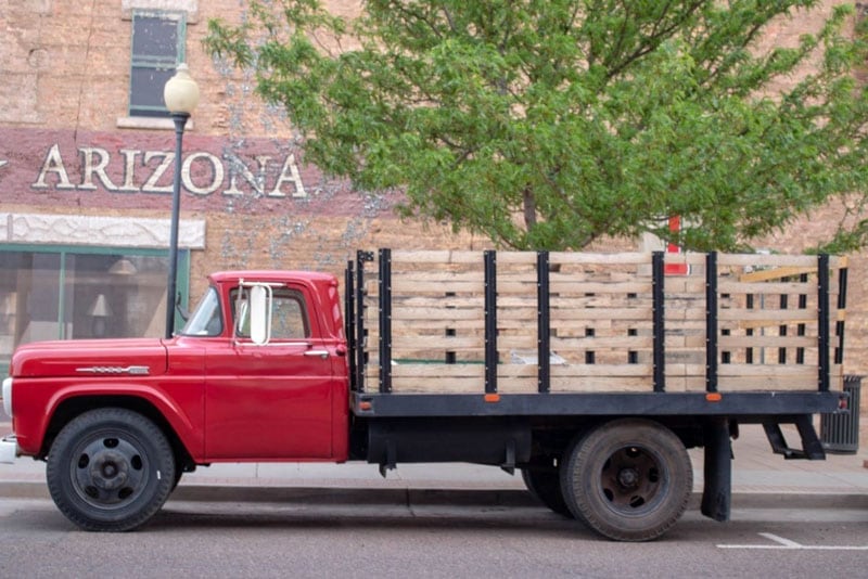 Winslow Red Truck Arizona