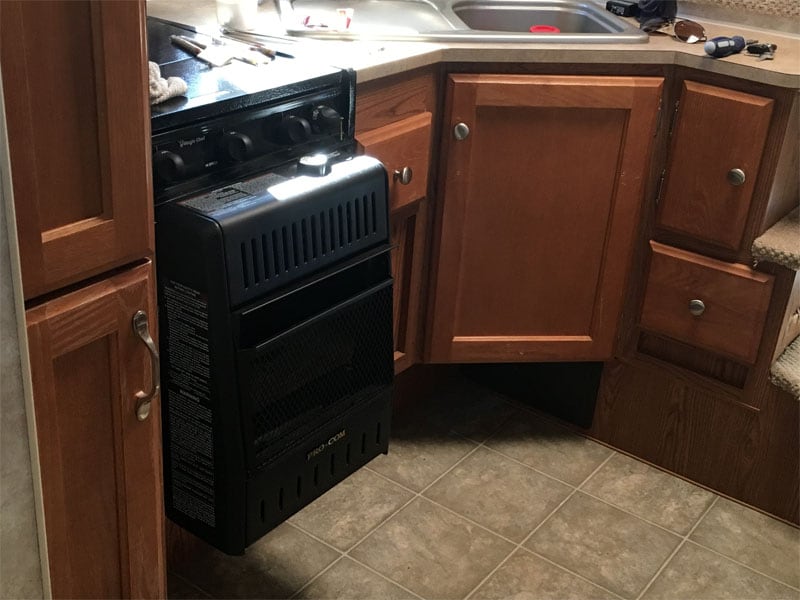 Heater Relocation To Oven