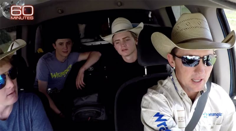 Driving To Next Rodeo Competition