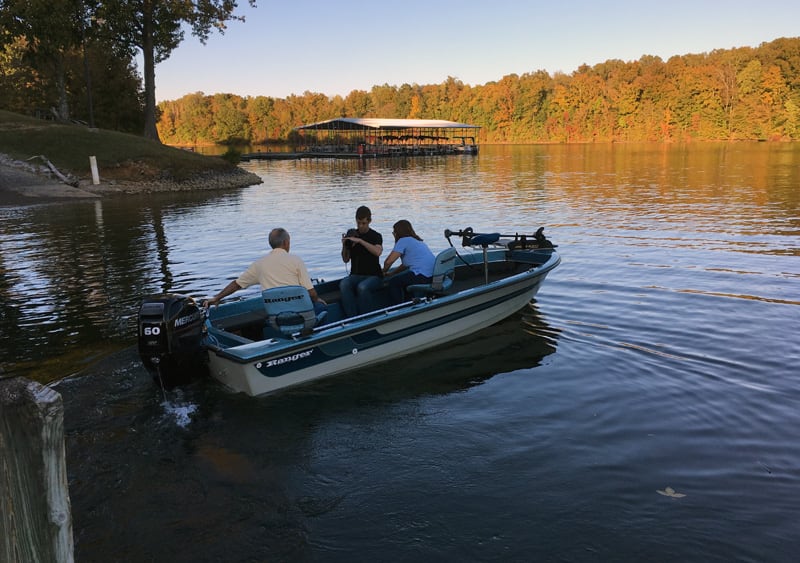 Gordon Boat With Bonnie And Gary