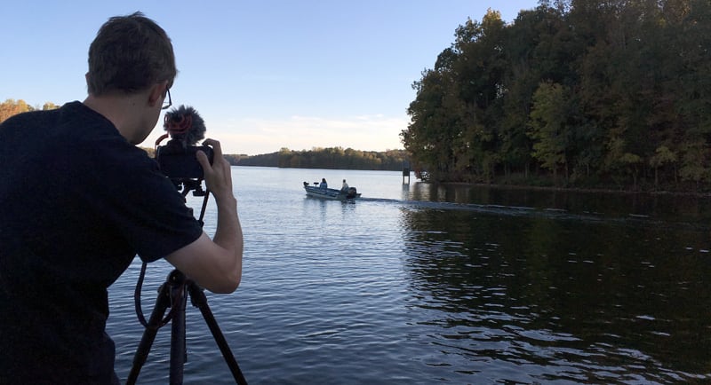Ranger Boat On Lake Video