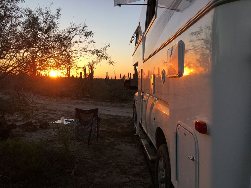 Baja Pull Off The Road And Find A Spot In The Desert