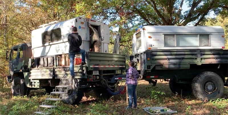 Bob Raising Alaskan Camper