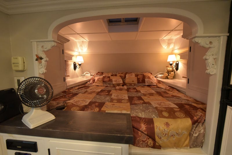 Mercier Custom Camper Bedroom