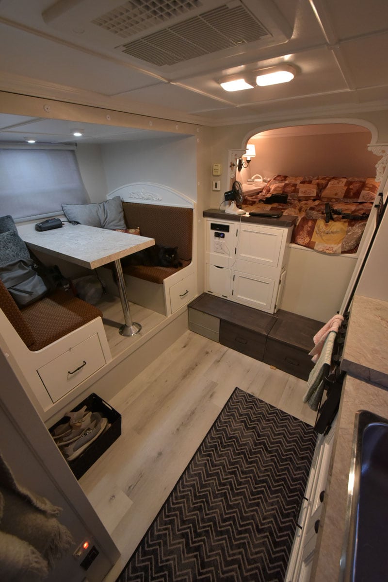 Mercier Custom Camper Interior Floor Space