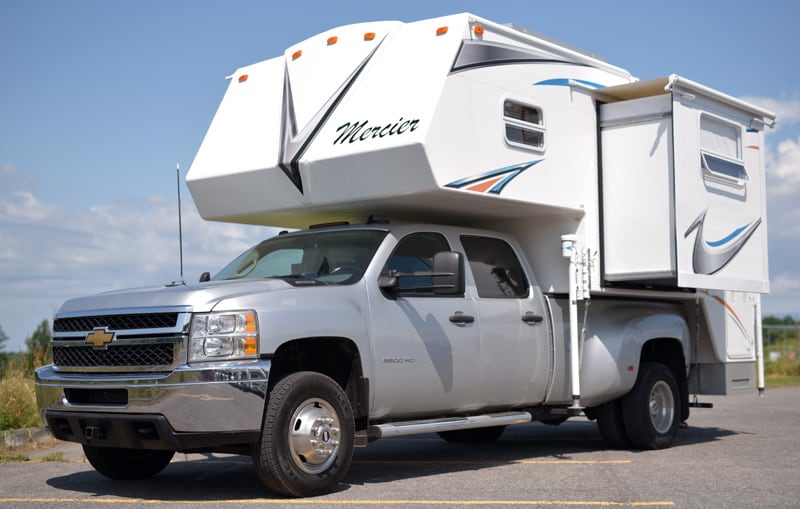 Custom Side Entry Slide Out Truck Camper