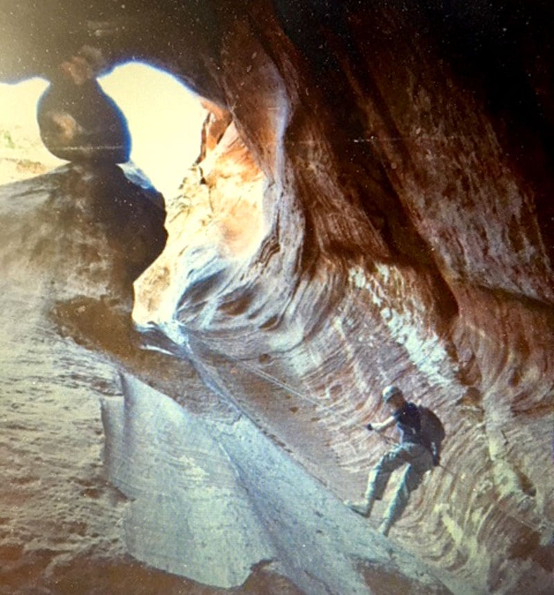 Birch Hollow Slot Canyon Just East Of Zion National Park