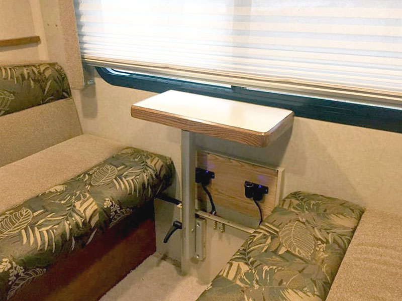 Adding 110-Volt and USB Dinette-Area Outlets - Truck Camper Magazine