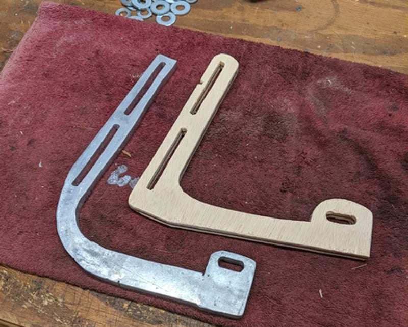 Glowstep Mounting Brackets Template