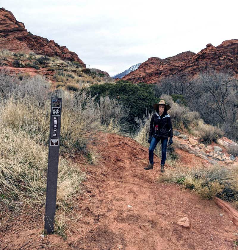 Red Reef Trail Head Is The Route To The Slot Canyon