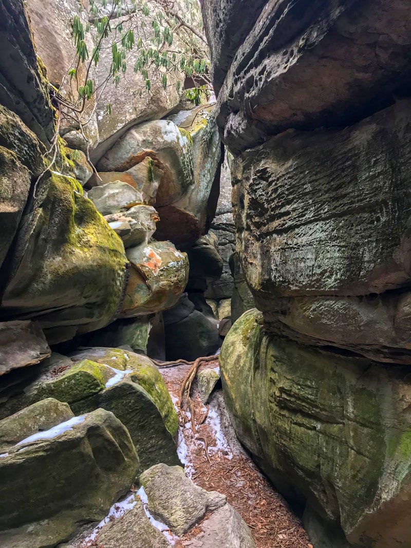 Rocks Inside The Great Channels