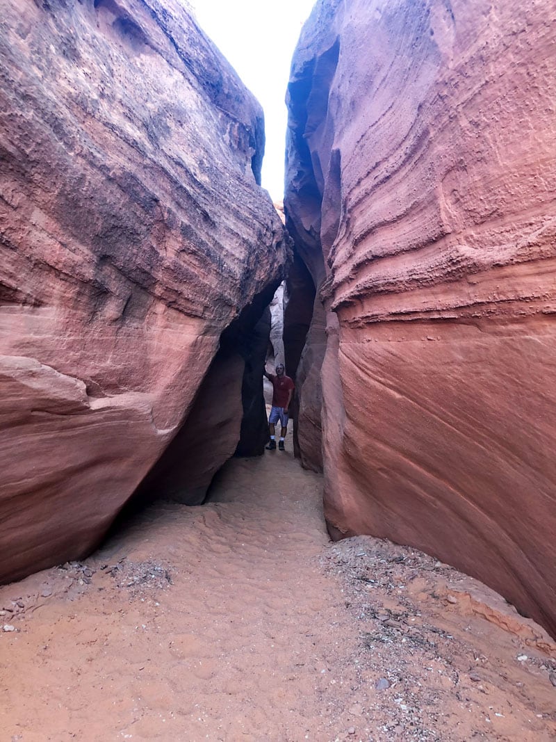 In Utah is Spooky Slot Canyon