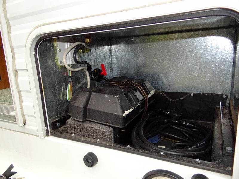 Using A Generator Compartment For Battery Storage