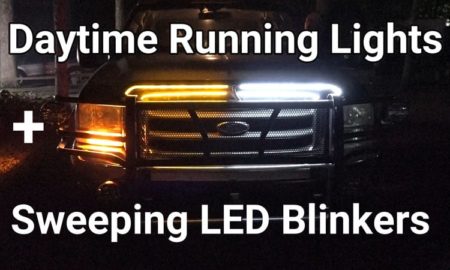 Daytime Running Lights And Sweeping LED Blinkers