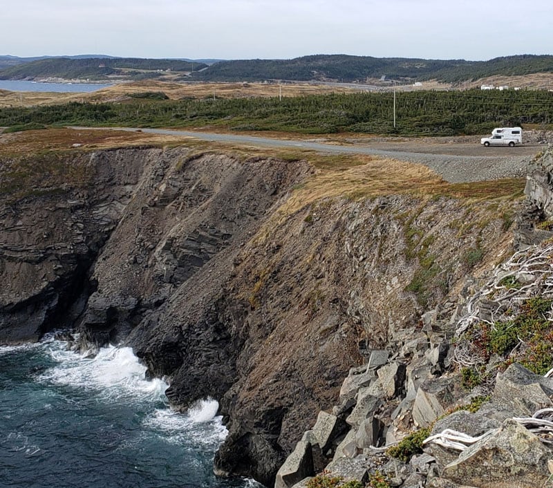 Boondocking On A Bluff In English Harbour Newfoundland