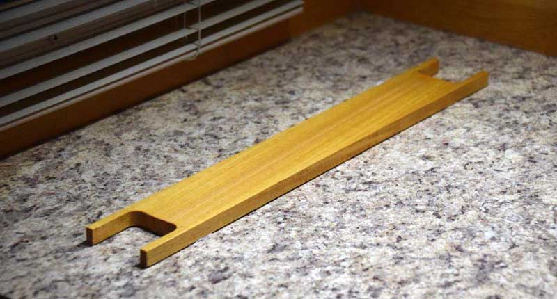 Camper Toaster Oven Hold Down Wood Piece