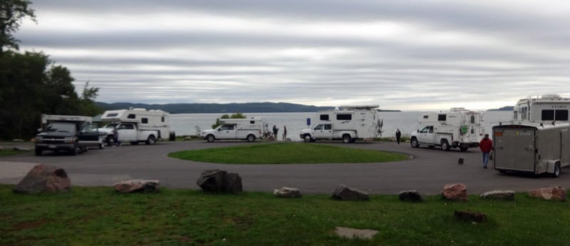 Campers North Shore Of Lake Superior