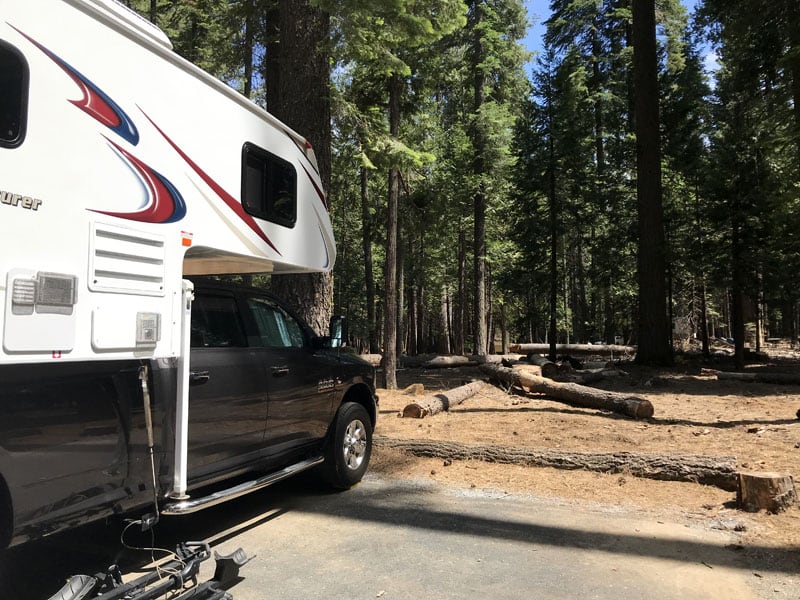 Dry Camping In The El Dorado National Forest, California