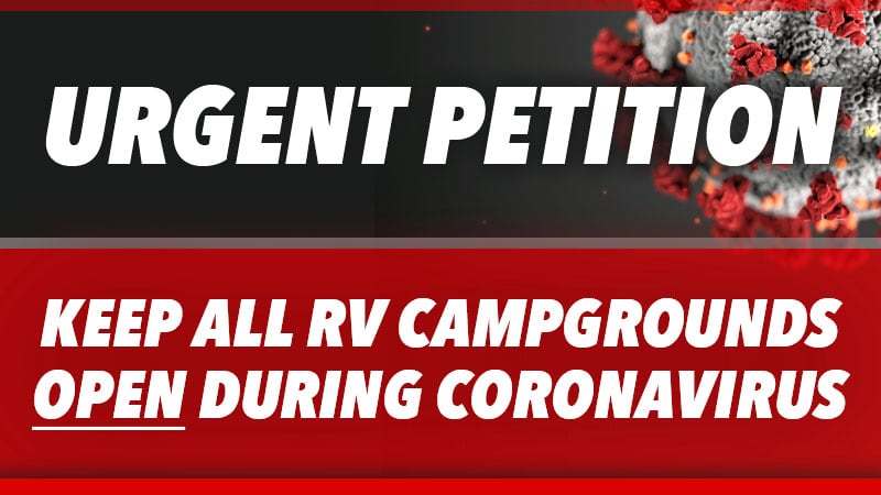 Keep Campgrounds Open During Coronavirus