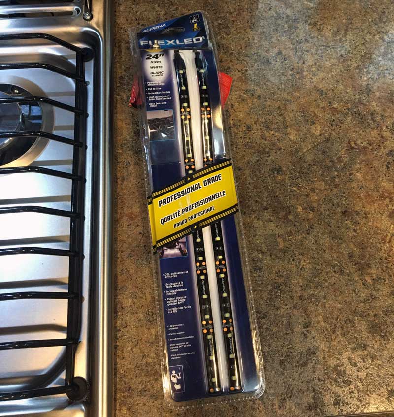 Led strip over stove deals