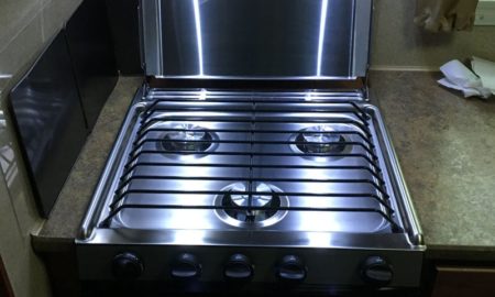 Stove Top Light After FLEX LED lights