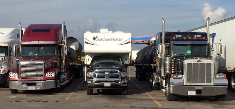 Toledo Ohio With The Big Rigs Fuel Station