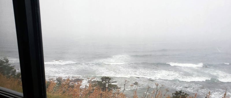 View of the St Lawrence River, Three Mile Point, Newfoundland