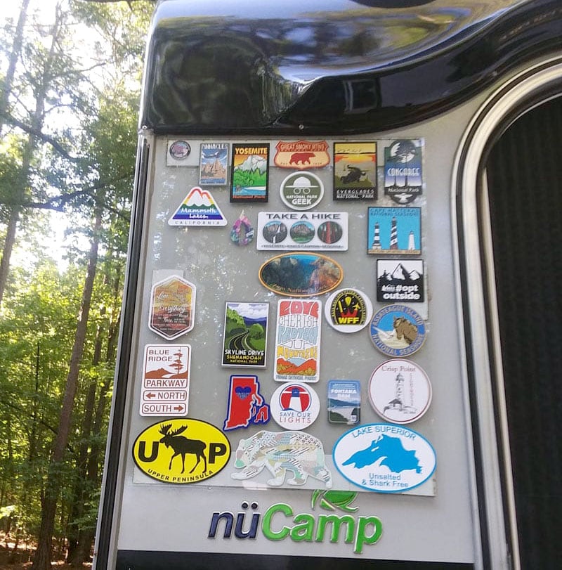 Back Wall Camper Panel For Stickers