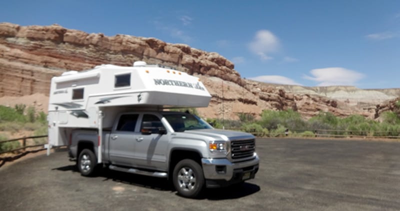 Capitol Reef National Park Northern Lite Parked