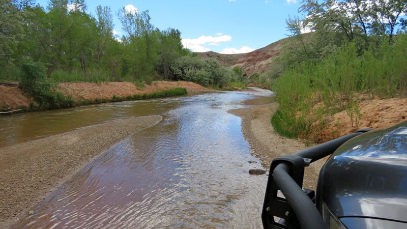 Cathedral Valley River Start