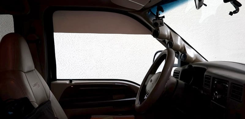 Easy Truck Door Sunshade Inside